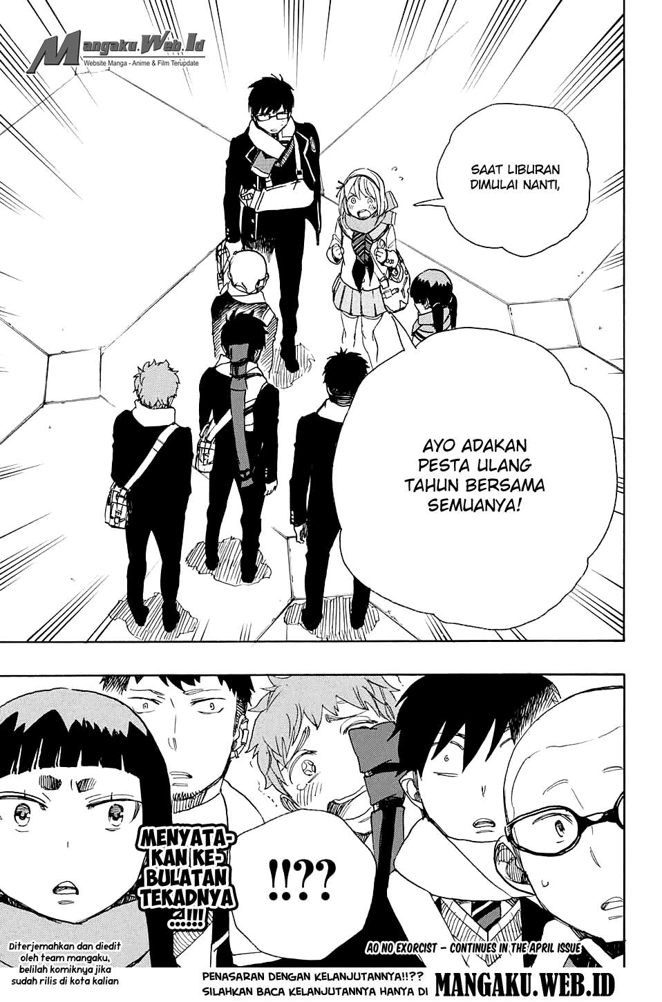 Ao no Exorcist Chapter 87 Gambar 35