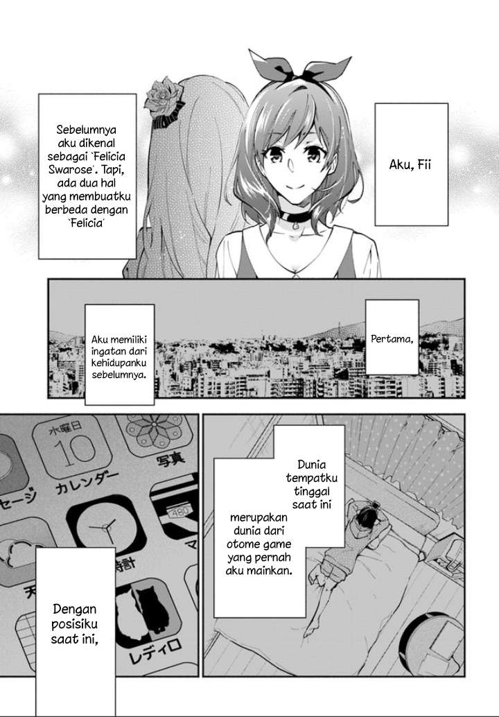 Baca Komik Lady Rose Heimin ni Naritai Chapter 1.2 Gambar 1