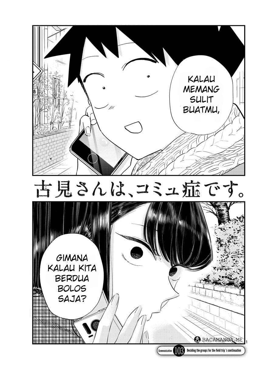 Baca Komik Komi-san wa Komyushou Desu Chapter 103.2 Gambar 1