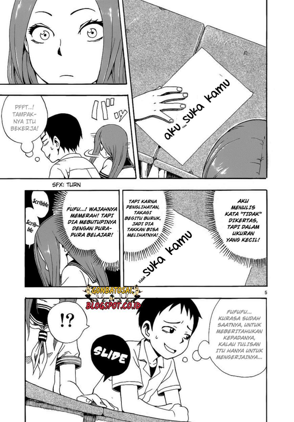 Karakai Jouzu no Takagi-san Chapter 17.5 Gambar 7