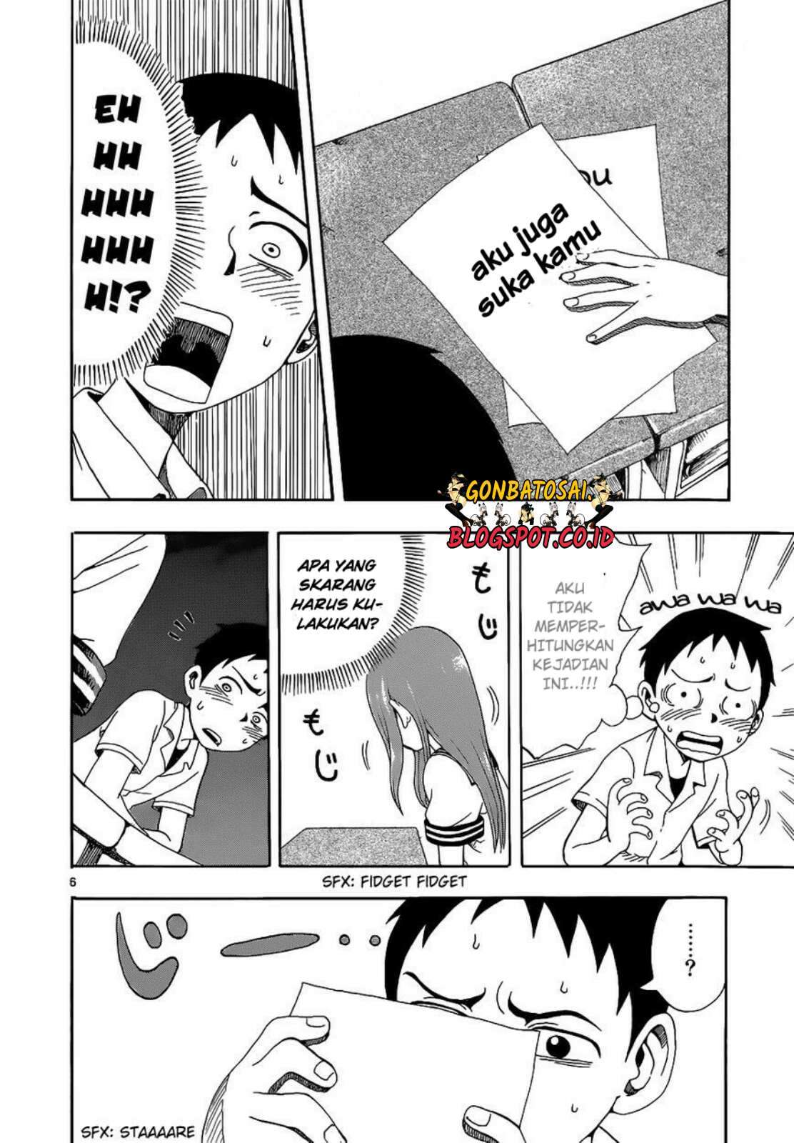 Karakai Jouzu no Takagi-san Chapter 17.5 Gambar 8