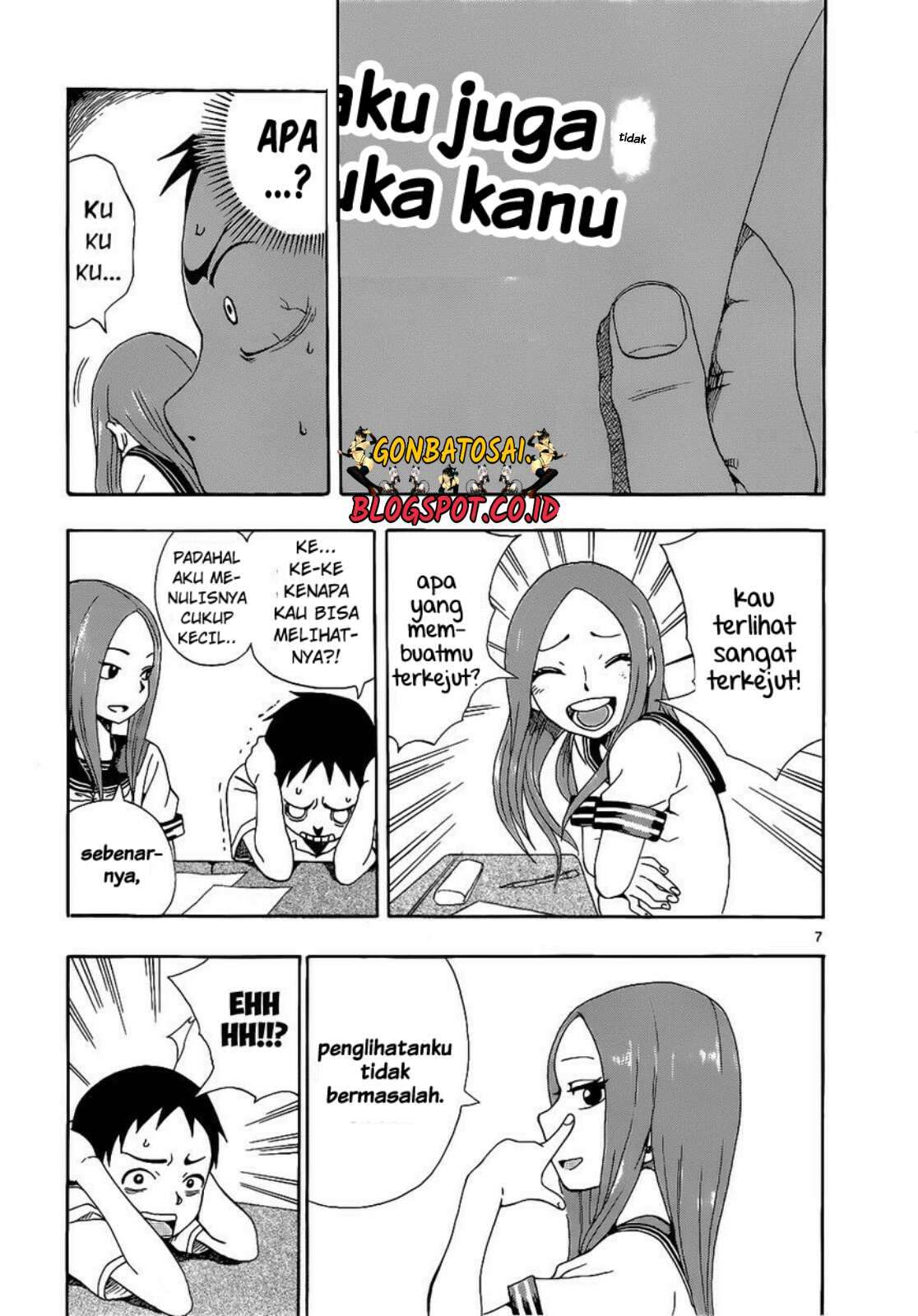 Karakai Jouzu no Takagi-san Chapter 17.5 Gambar 9