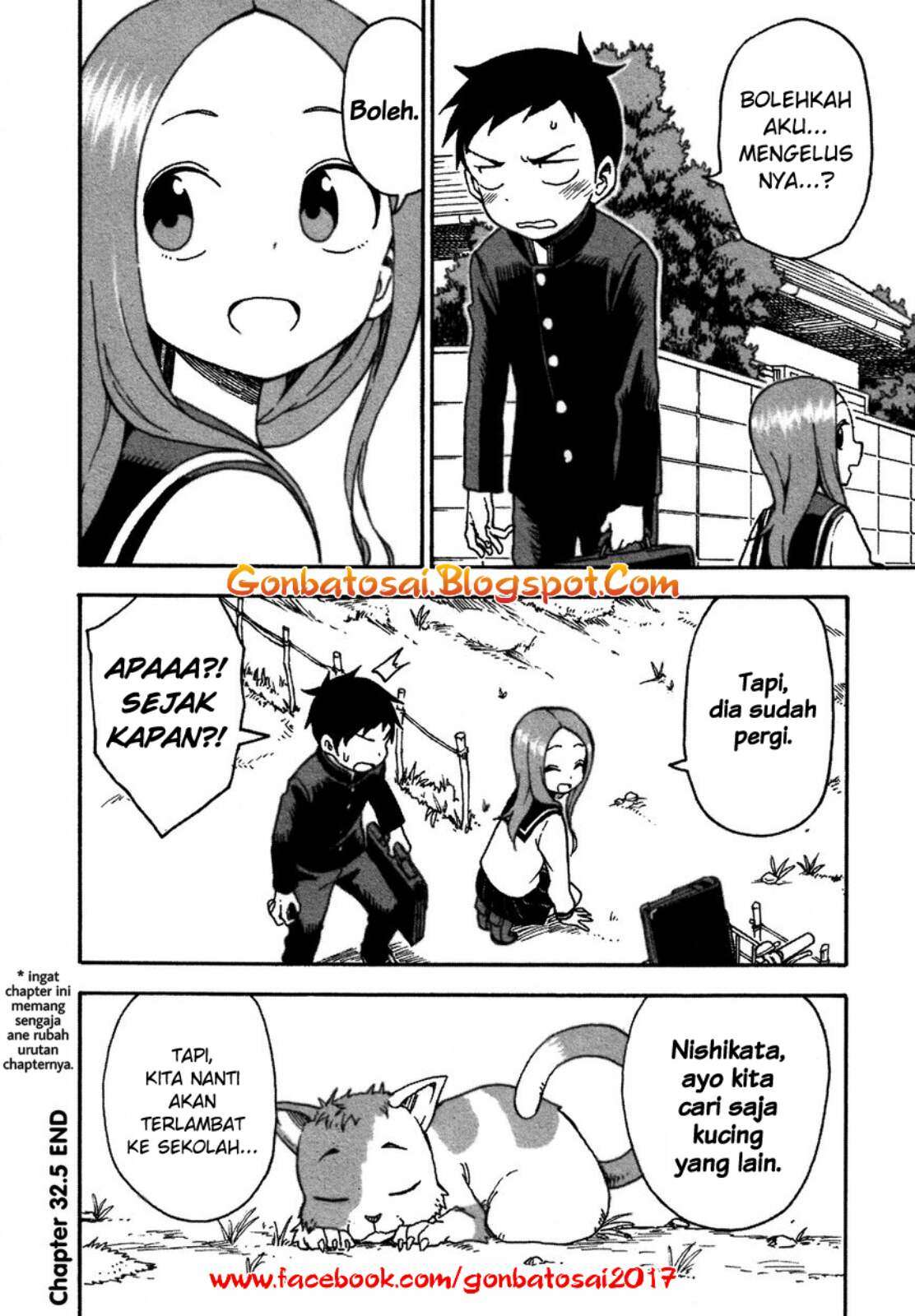 Karakai Jouzu no Takagi-san Chapter 33.5 Gambar 19