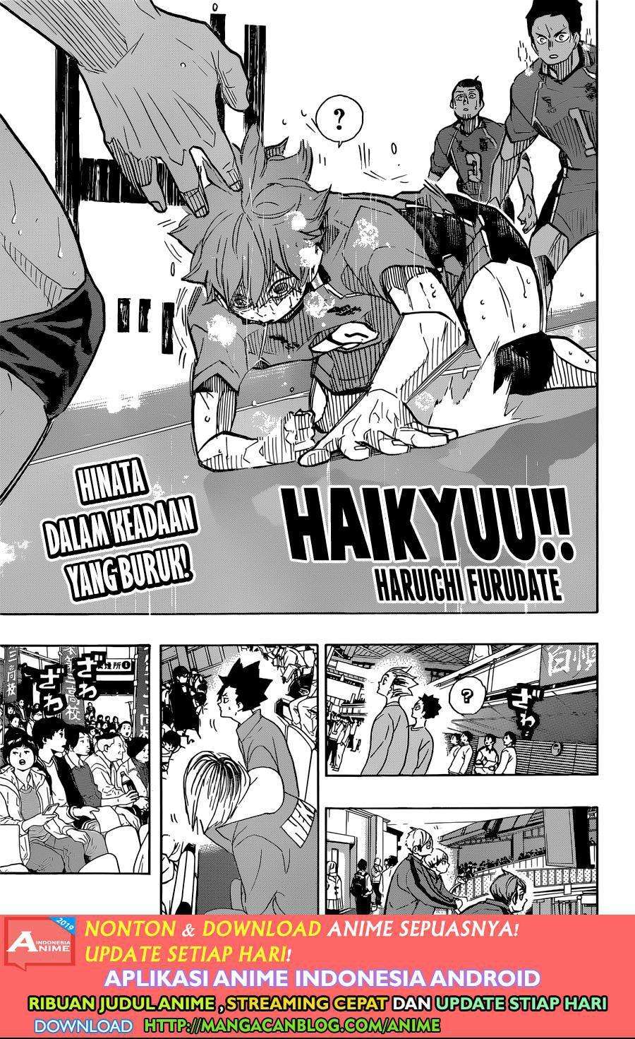 Baca Komik Haikyuu!! Chapter 365 Gambar 1