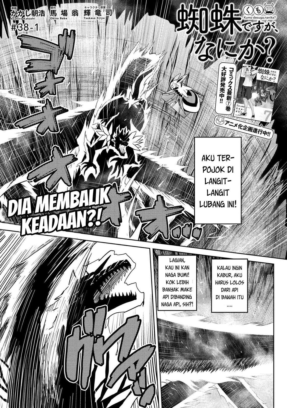 Baca Komik Kumo desu ga, Nani ka? Chapter 38.1 Gambar 1