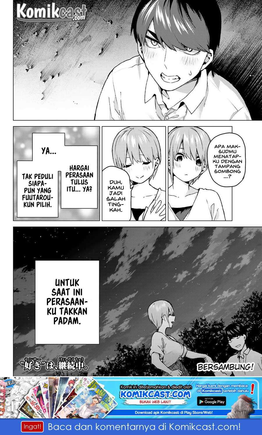 Go-toubun no Hanayome Chapter 102 Gambar 20