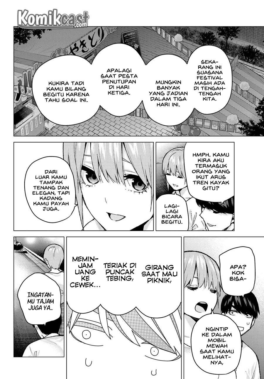 Go-toubun no Hanayome Chapter 102 Gambar 8