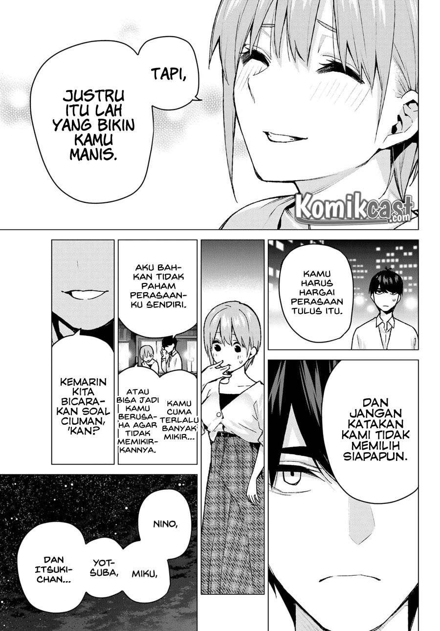 Go-toubun no Hanayome Chapter 102 Gambar 9