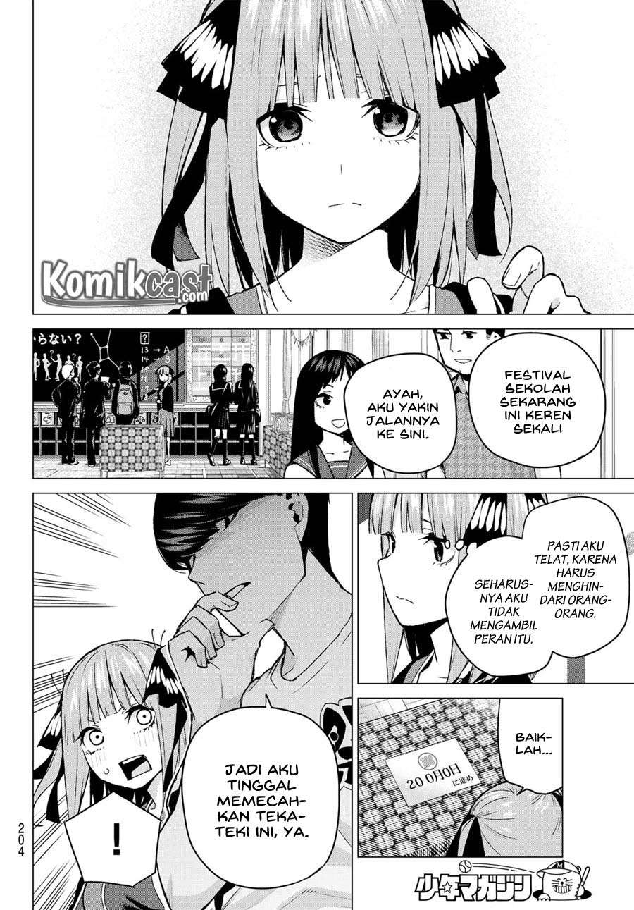 Go-toubun no Hanayome Chapter 103 Gambar 6