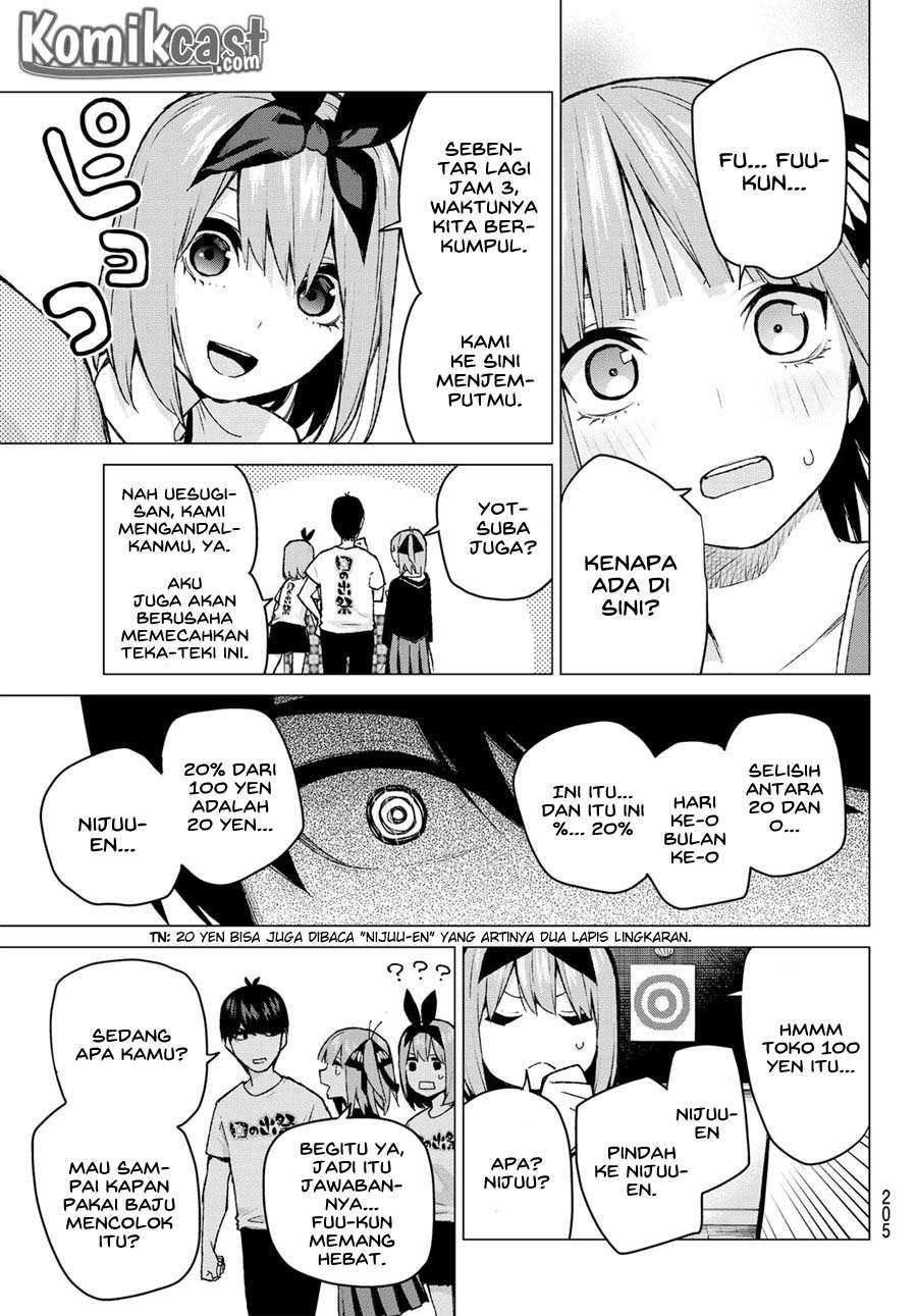 Go-toubun no Hanayome Chapter 103 Gambar 7