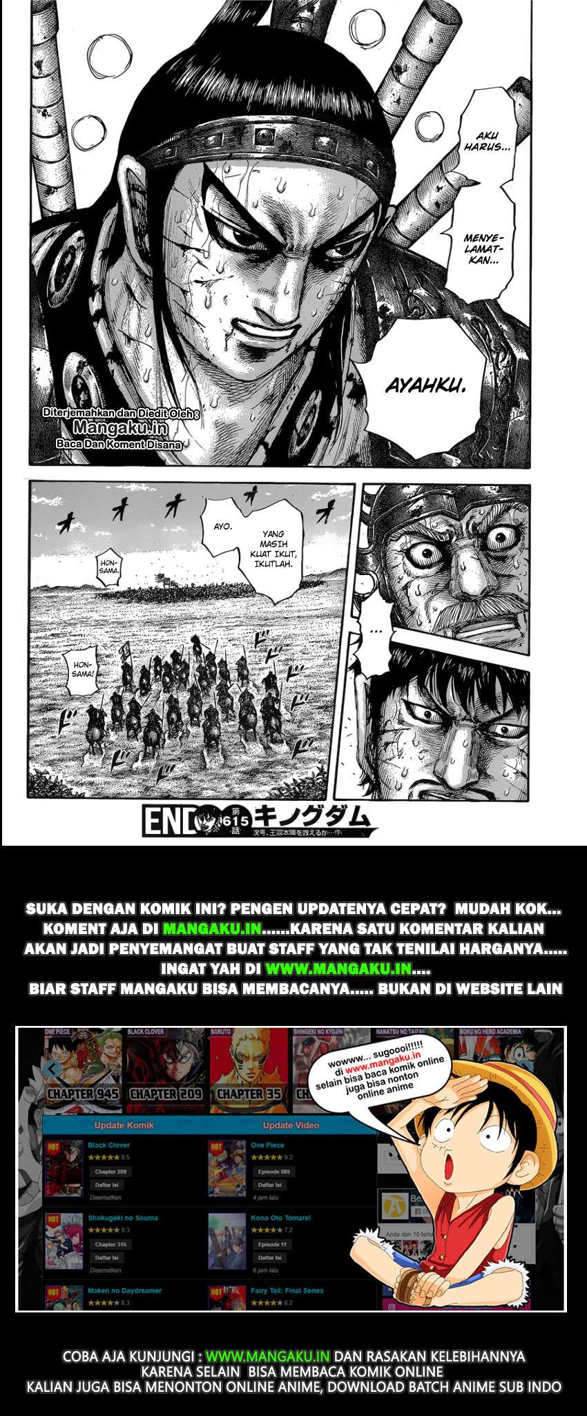 Kingdom Chapter 615 Gambar 19