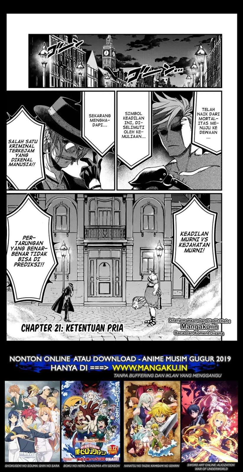 Baca Komik Shuumatsu no Valkyrie Chapter 21.1 Gambar 1