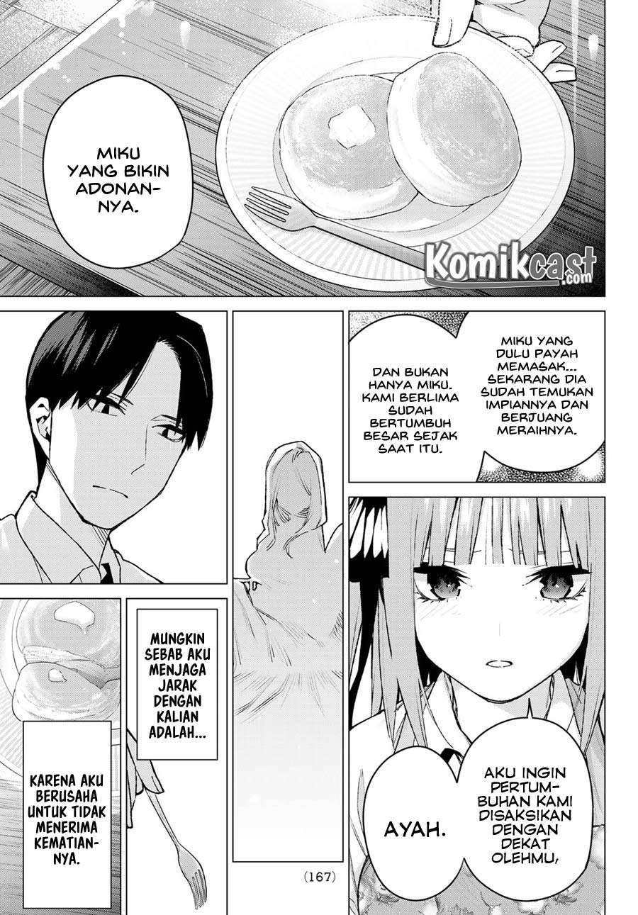 Go-toubun no Hanayome Chapter 104 Gambar 10