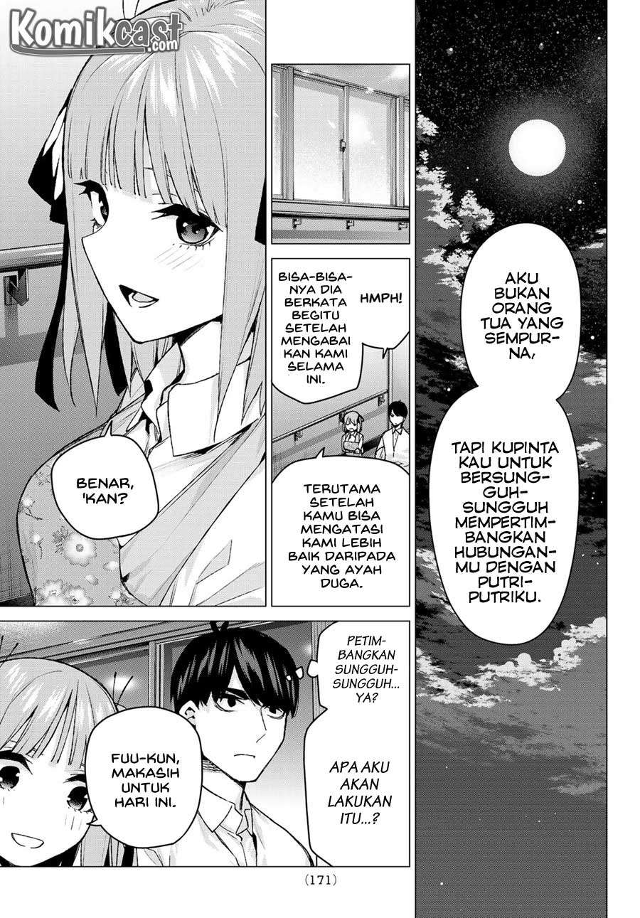 Go-toubun no Hanayome Chapter 104 Gambar 14