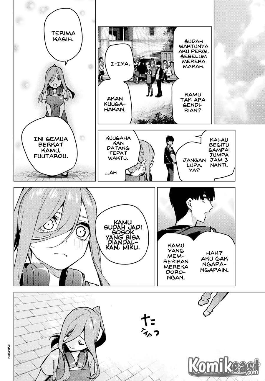 Go-toubun no Hanayome Chapter 105 Gambar 18